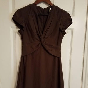 Beautiful Banana Republic Brown Silk Dress